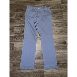 Southern Tide Pants Mens 35x32 Blue Chino Stretch Performance Flat Front Golf